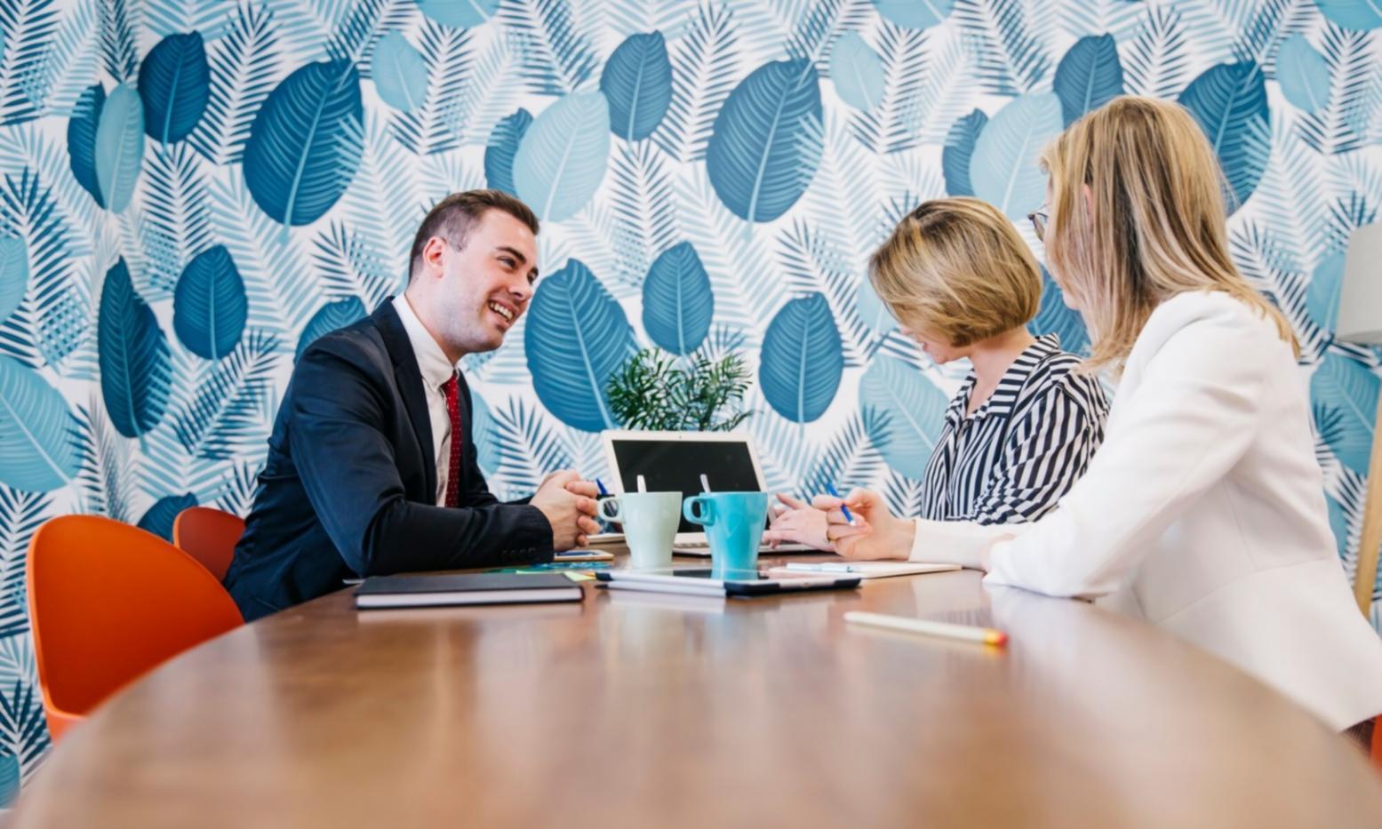 Team bei strategischer Planung